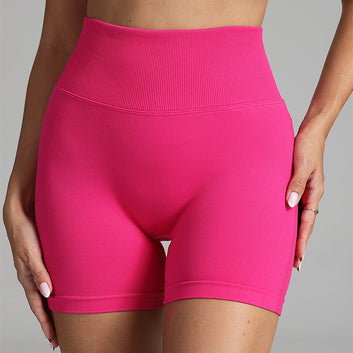 Seamless High-Waist Yoga Shorts